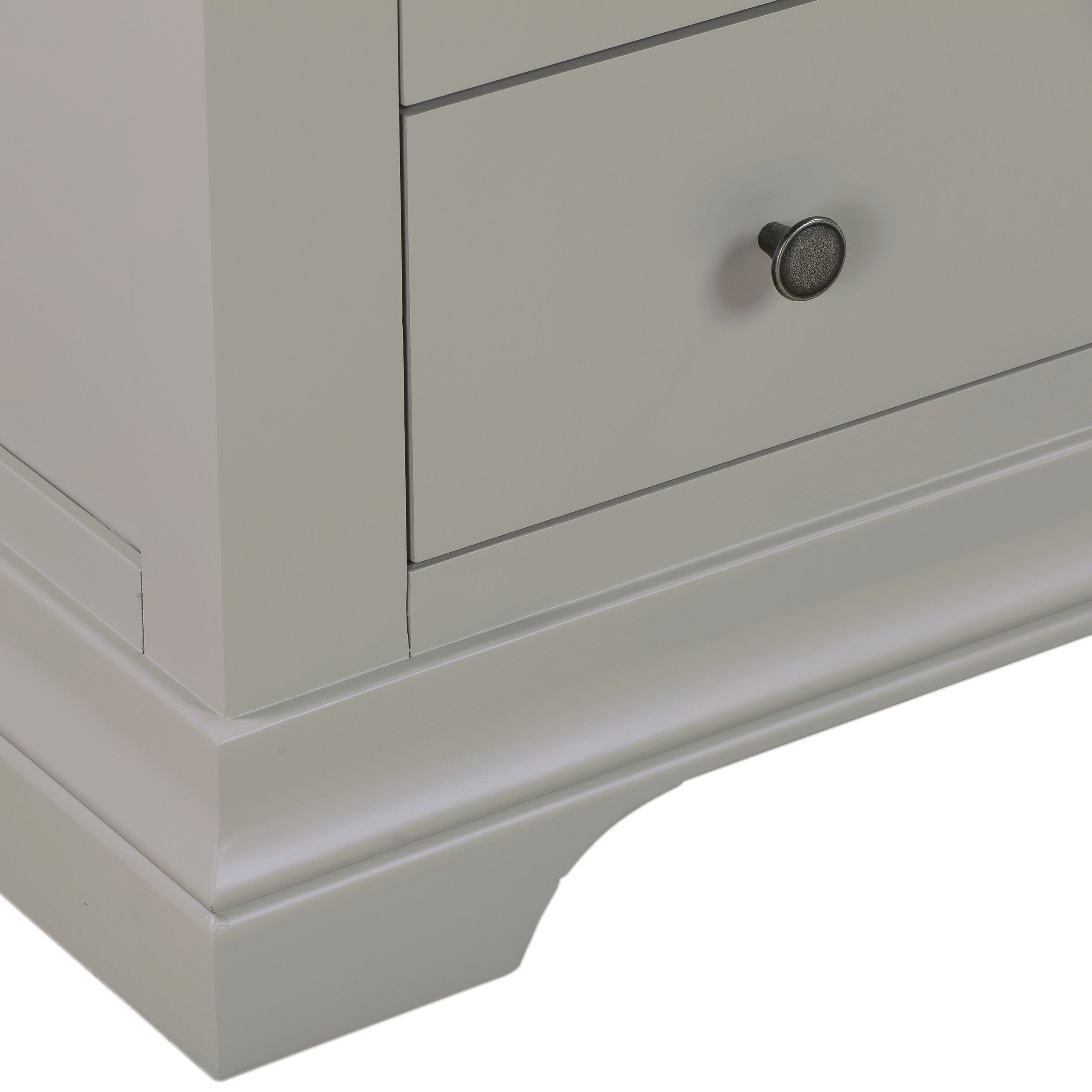 Chantilly Pebble Grey 3 Drawer Chest