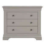 Chantilly Pebble Grey 3 Drawer Chest