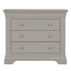 Chantilly Pebble Grey 3 Drawer Chest