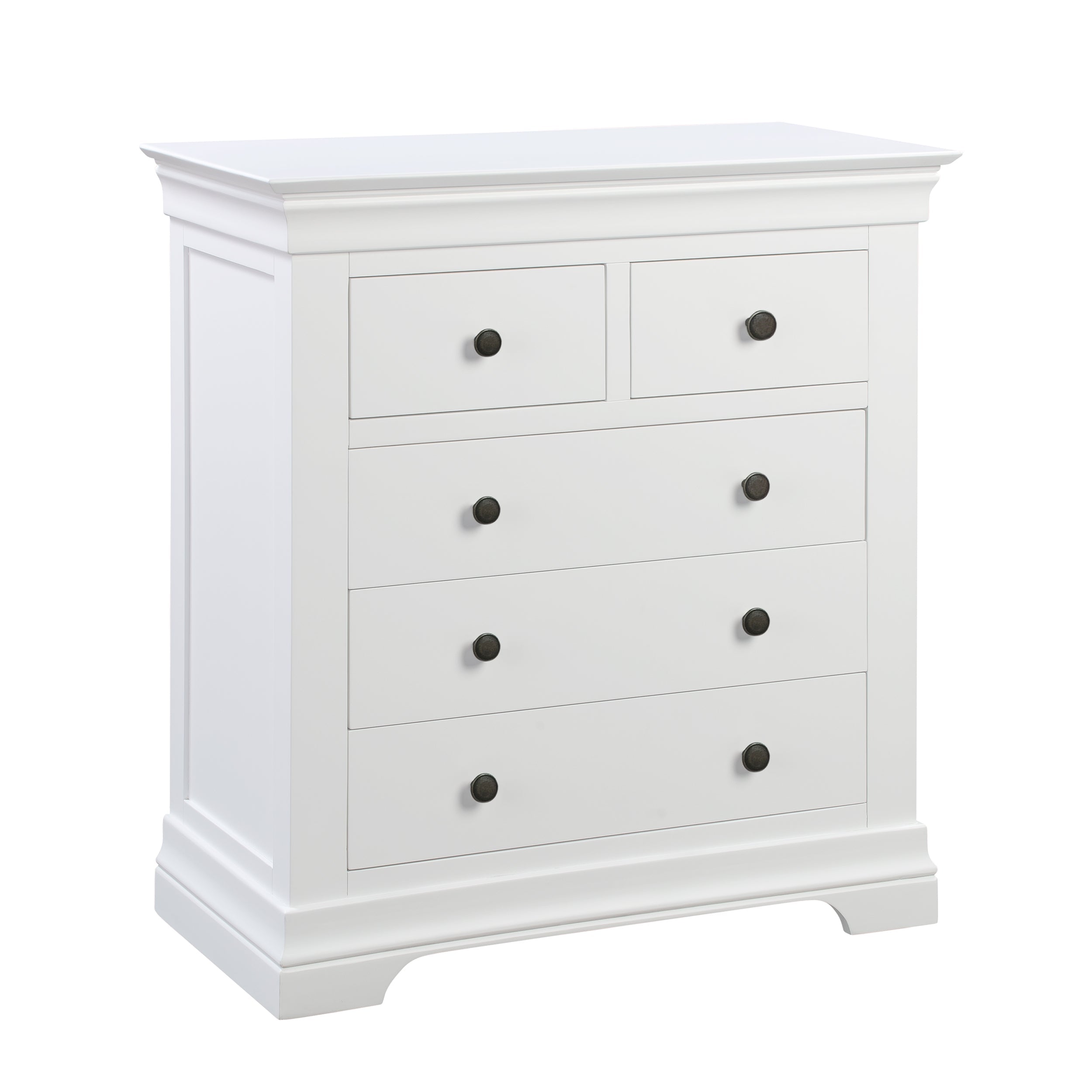 Chantilly Warm White 2 Over 3 Chest Of Drawers