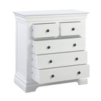 Chantilly Warm White 2 Over 3 Chest Of Drawers