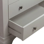 Chantilly Pebble Grey 2 Over 3 Chest Of Drawers