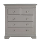 Chantilly Pebble Grey 2 Over 3 Chest Of Drawers