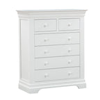Chantilly Warm White 2 Over 4 Chest Of Drawers