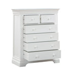 Chantilly Warm White 2 Over 4 Chest Of Drawers
