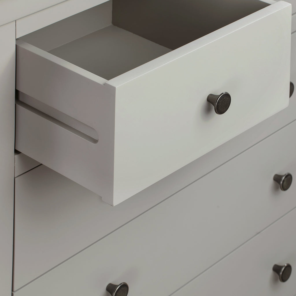 Chantilly Pebble Grey 2 Over 4 Chest Of Drawers