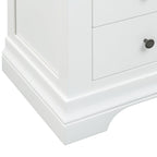 Chantilly Warm White 3 Drawer Chest