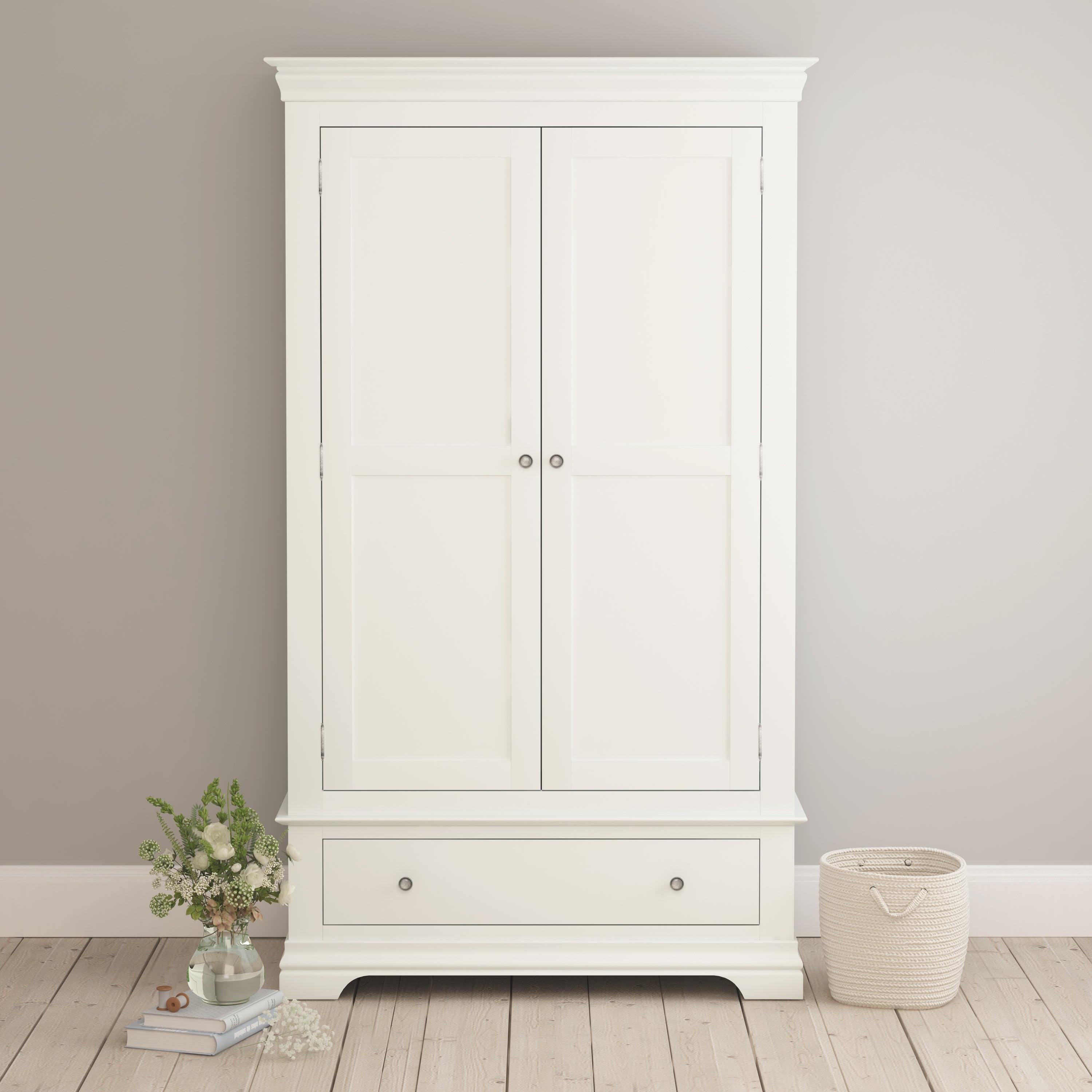 Chantilly Warm White Gents Wardrobe