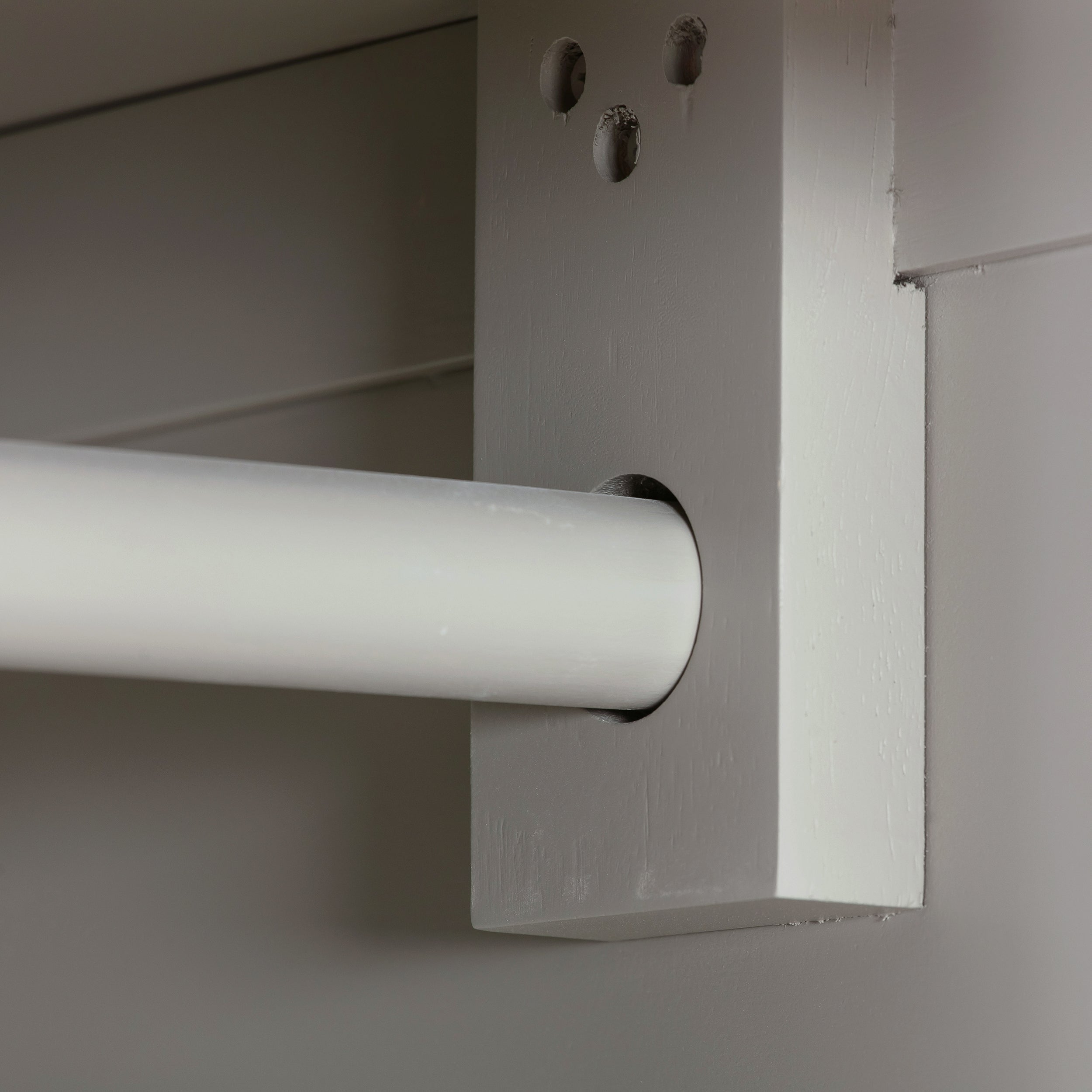 Chantilly Pebble Grey Triple Wardrobe