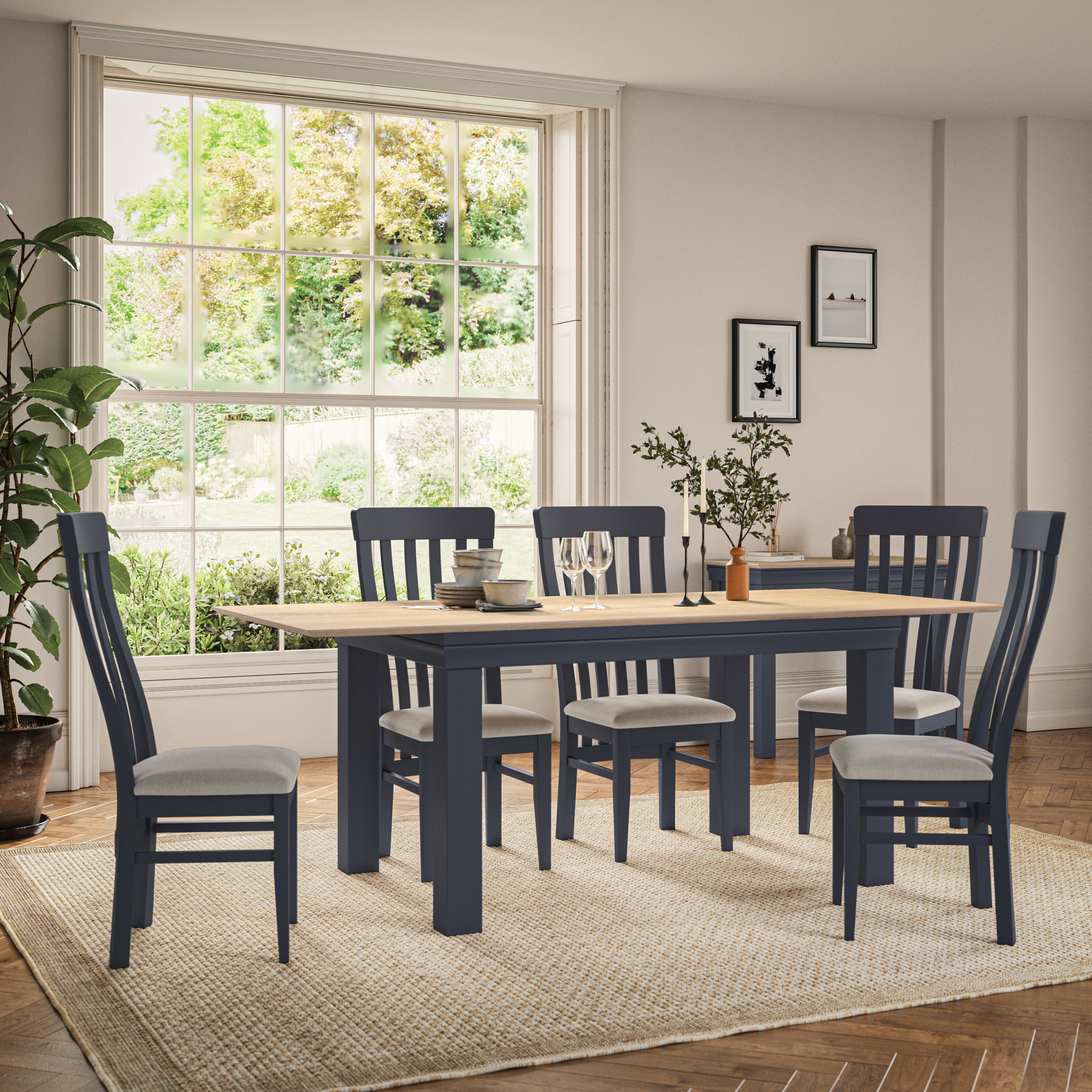 Francis Midnight Extending Dining Table (1.4 m - 2.1 m)