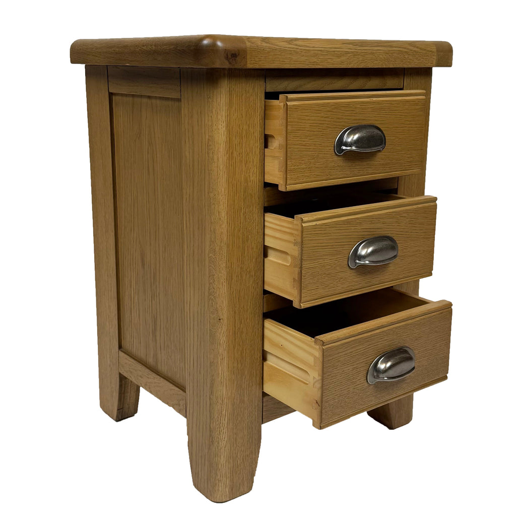 Raithwaite Rustic Oak Large Bedside Cabinet