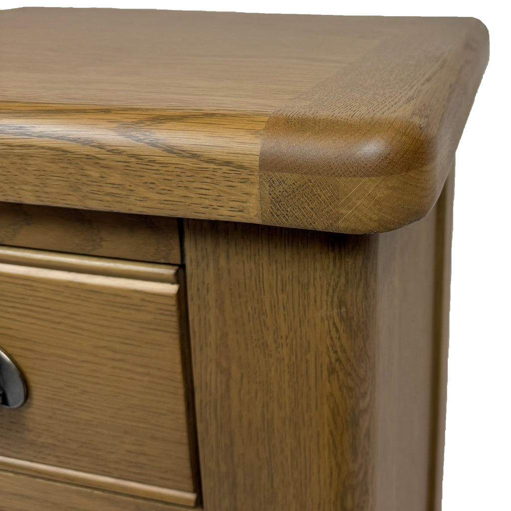 Raithwaite Rustic Oak Large Bedside Cabinet
