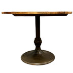 Vishnu Industrial Large Round Dining Table