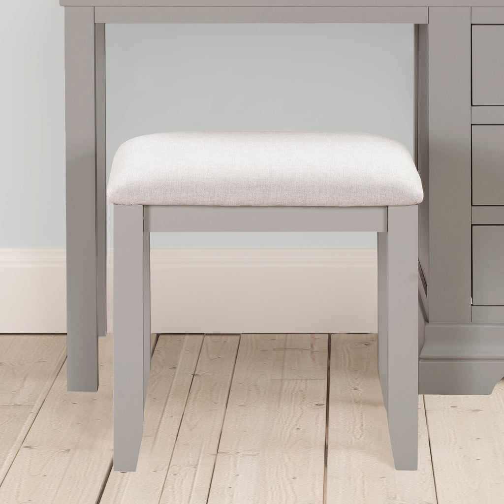 Chantilly Pebble Grey Stool