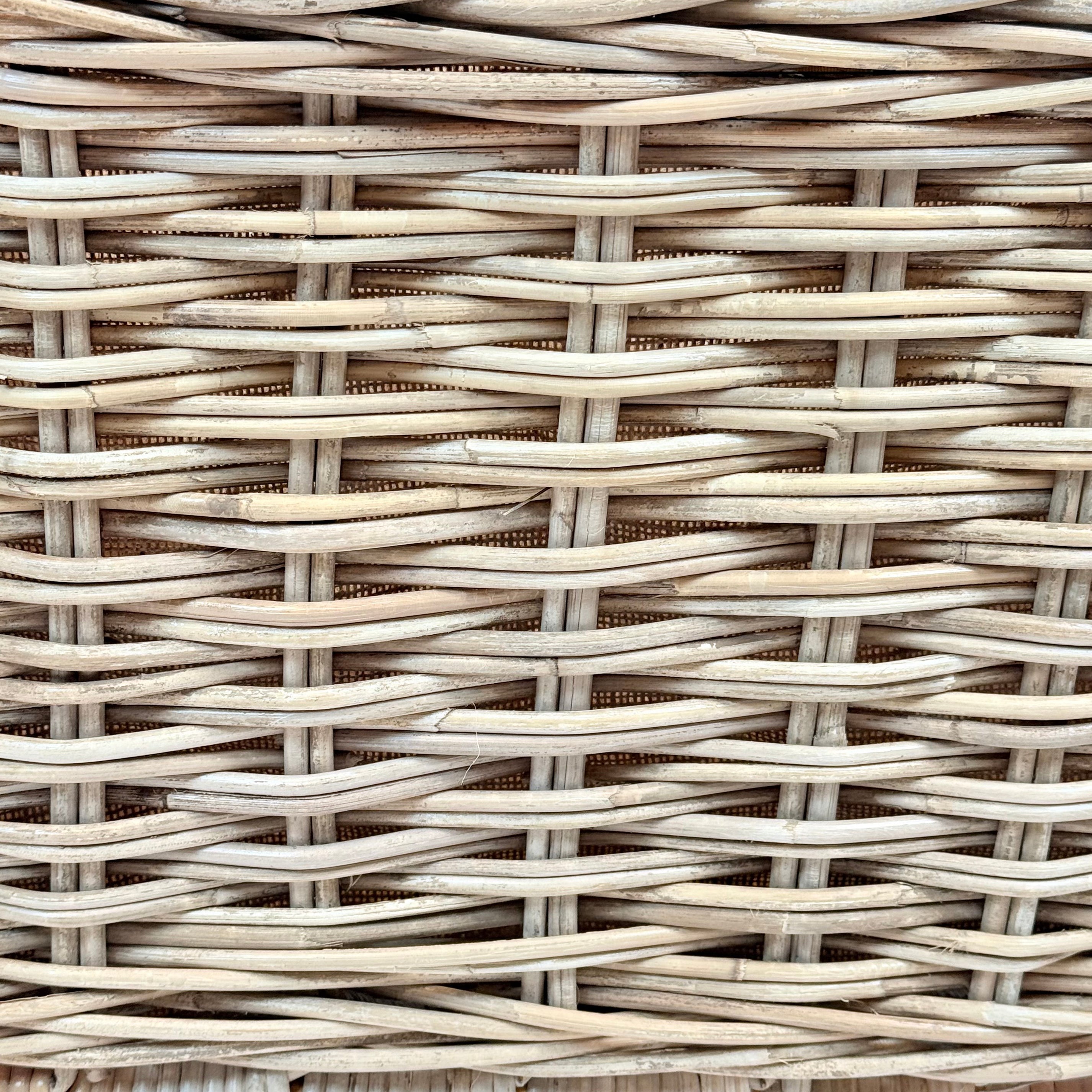 Rectangular Rattan Log Basket | Medium