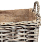 Rectangular Rattan Log Basket | Medium