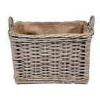 Rectangular Rattan Log Basket | Medium