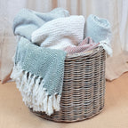 Chunky Round Rattan Basket | Large