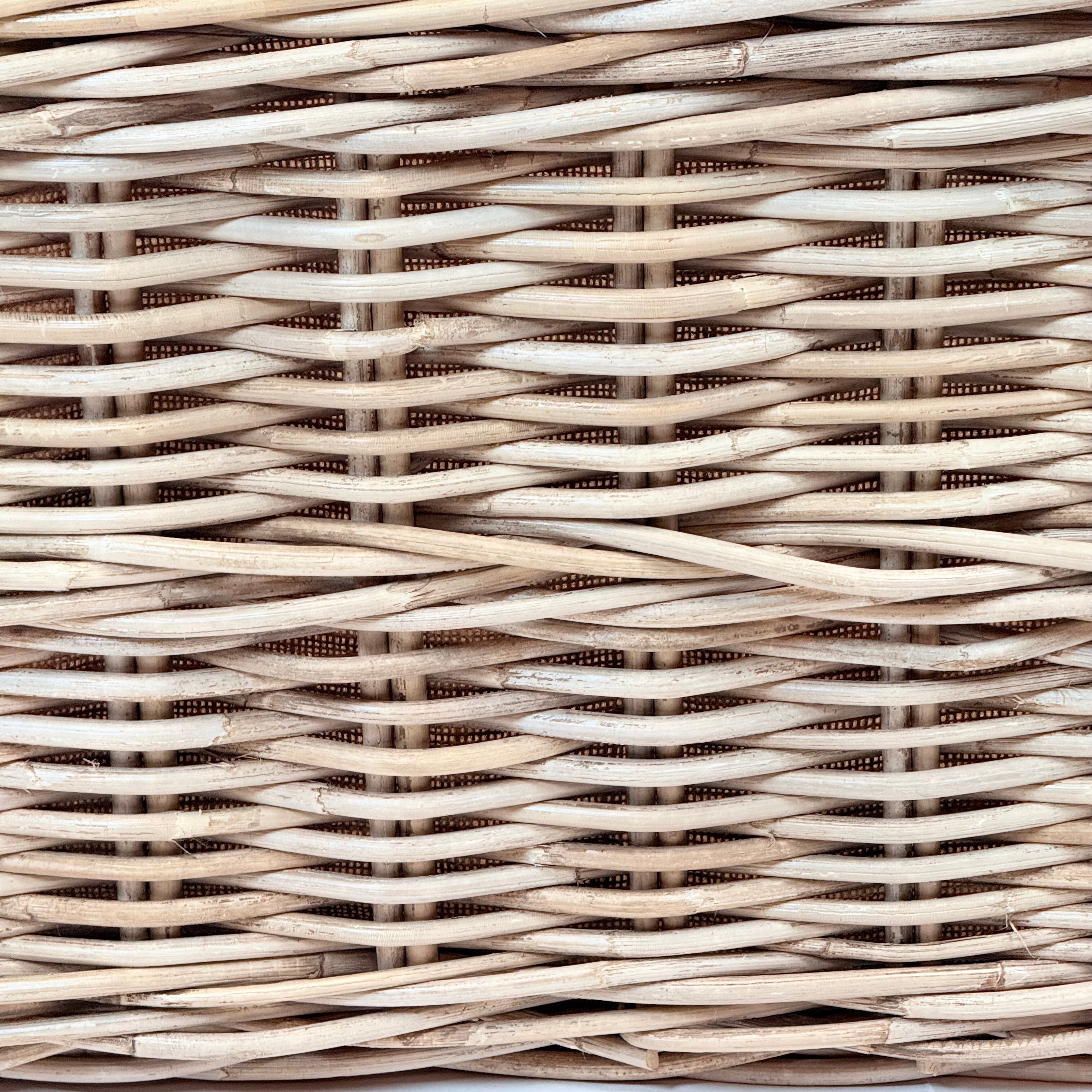Rectangular Rattan Storage Basket | Medium