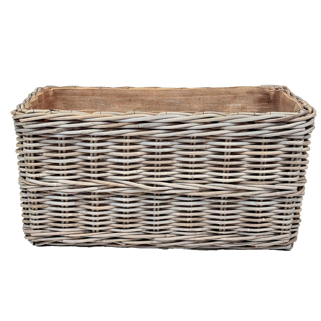 Rectangular Rattan Storage Basket | Large