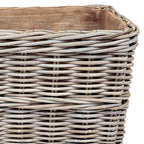 Rectangular Rattan Storage Basket | Medium