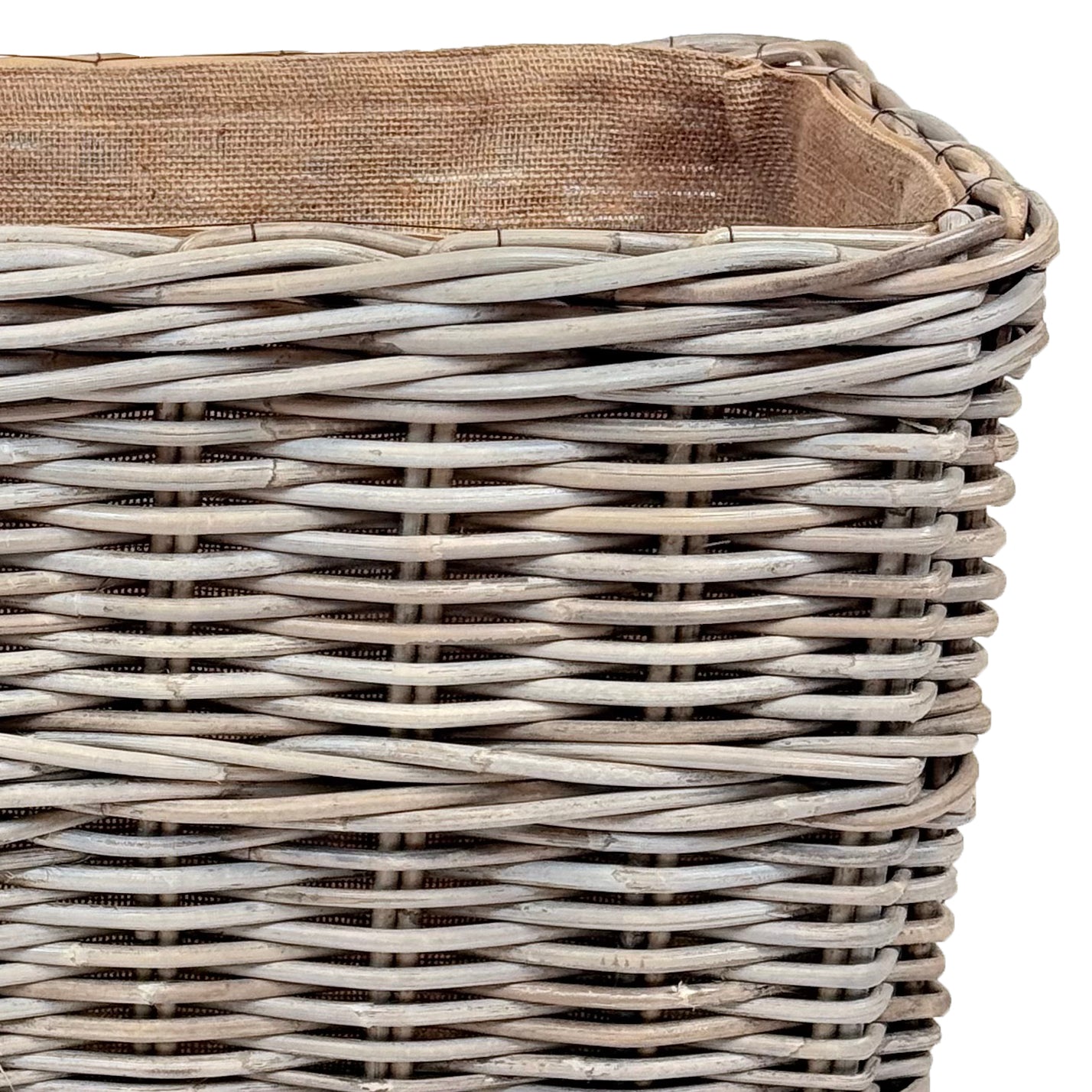 Rectangular Rattan Storage Basket | Medium