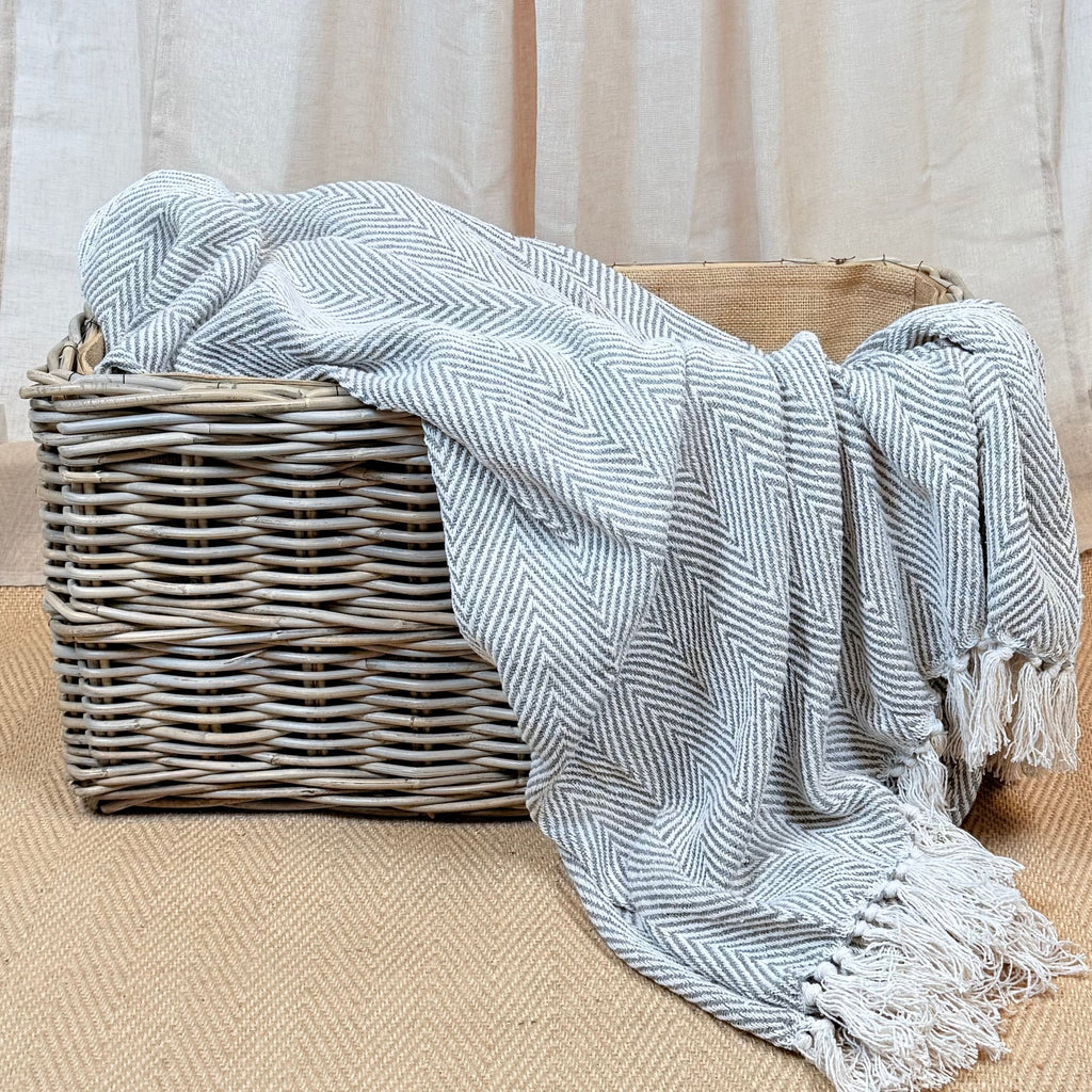 Rectangular Rattan Storage Basket | Large