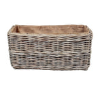 Rectangular Rattan Storage Basket | Medium