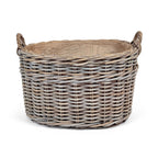 Oval Wicker Log Basket | Small