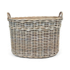Oval Wicker Log Basket | Medium