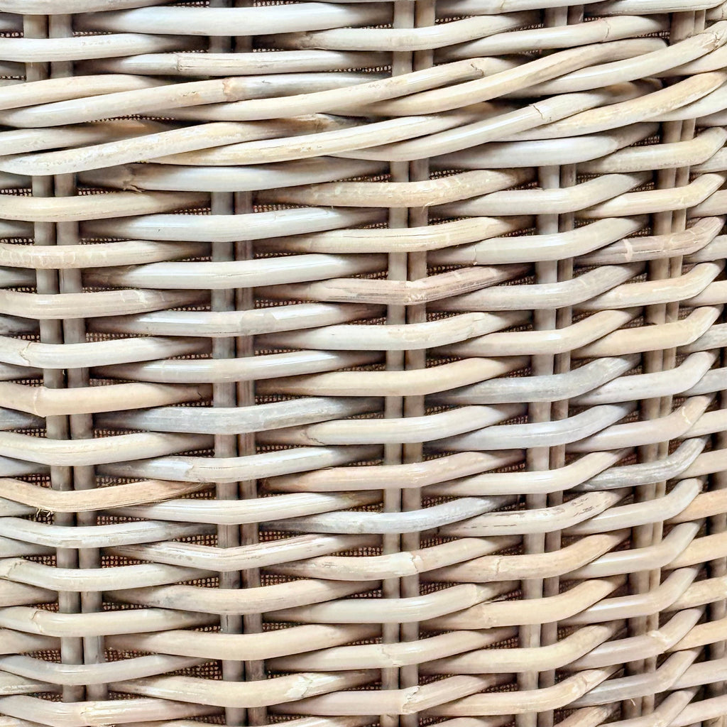 Oval Wicker Log Basket | Medium