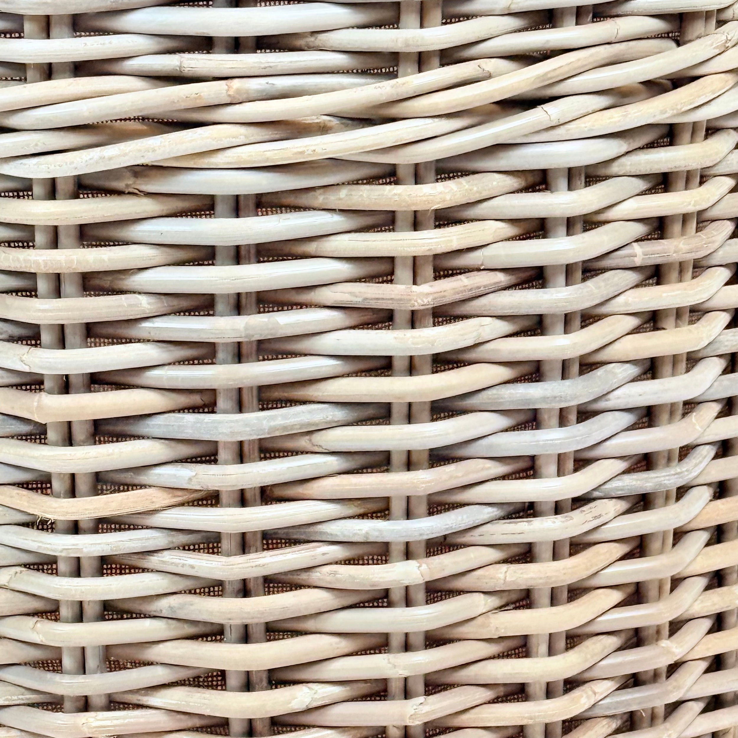 Oval Wicker Log Basket | Large