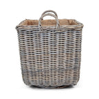 Square Wicker Log Basket | Medium