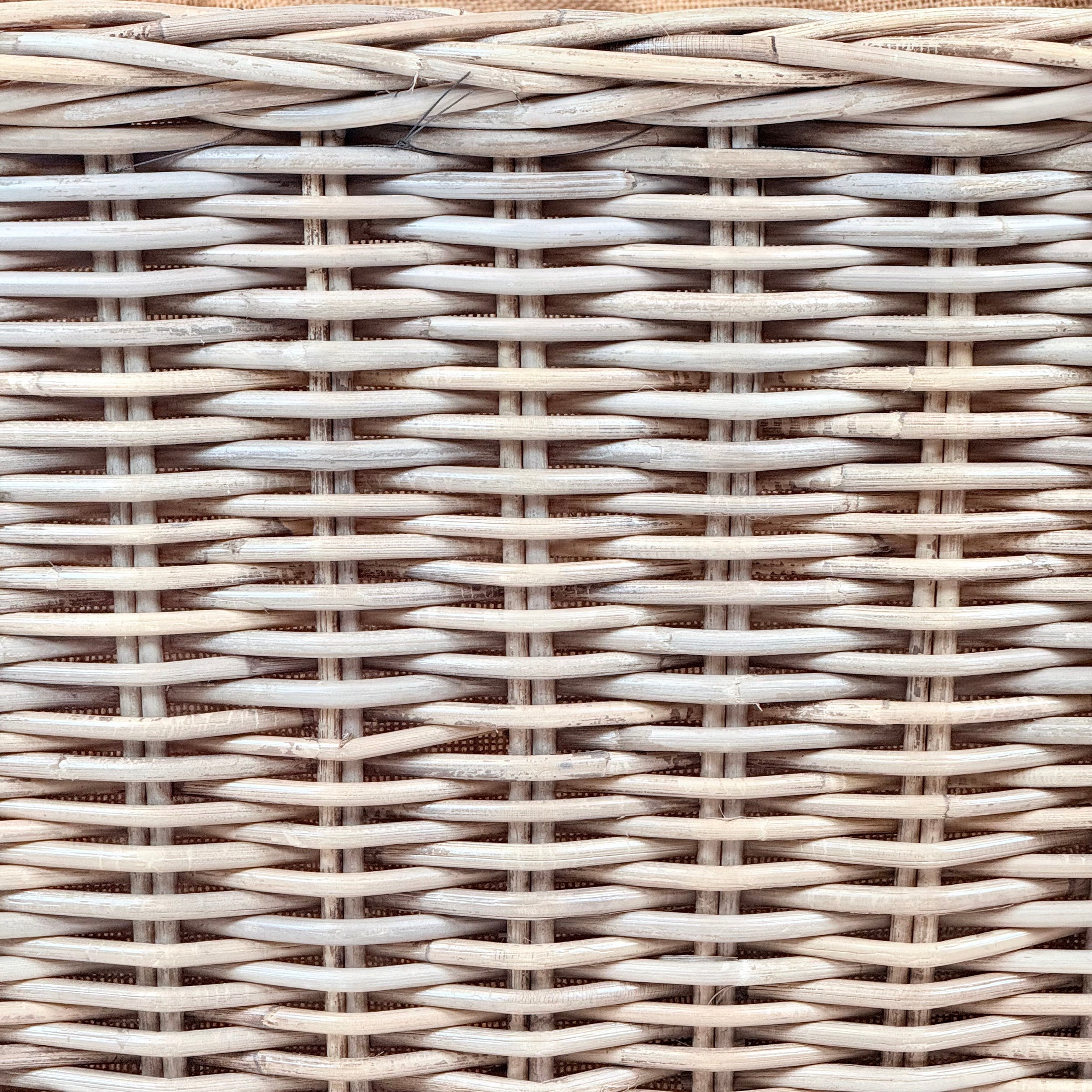 Square Wicker Log Basket | Large
