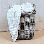 Square Wicker Log Basket | Small