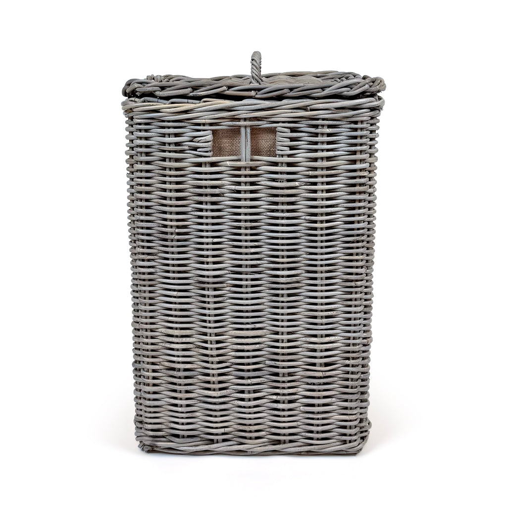 Square Rattan Laundry Basket | Large