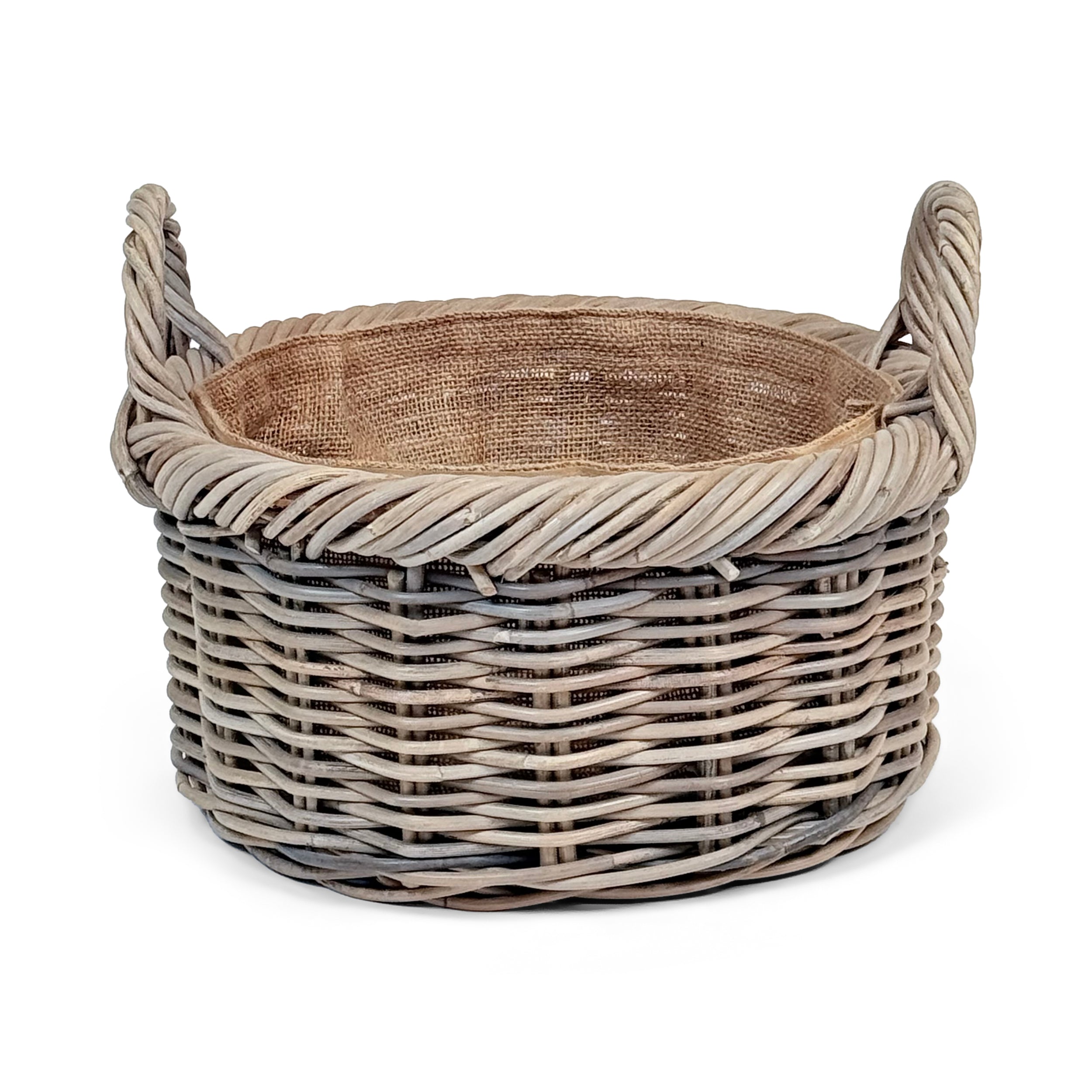Rattan Oval Wicker Storage Basket Tray | Small