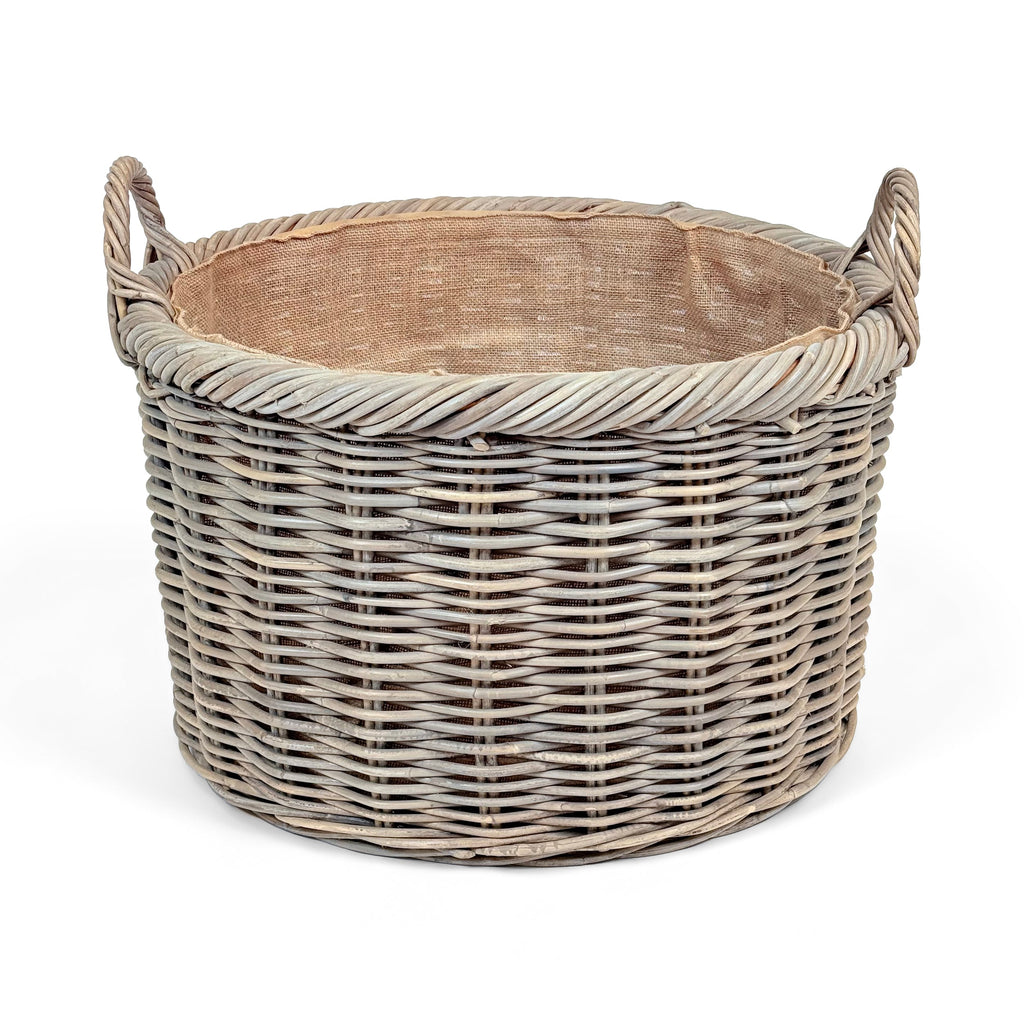 Rattan Oval Wicker Storage Basket Tray | Large