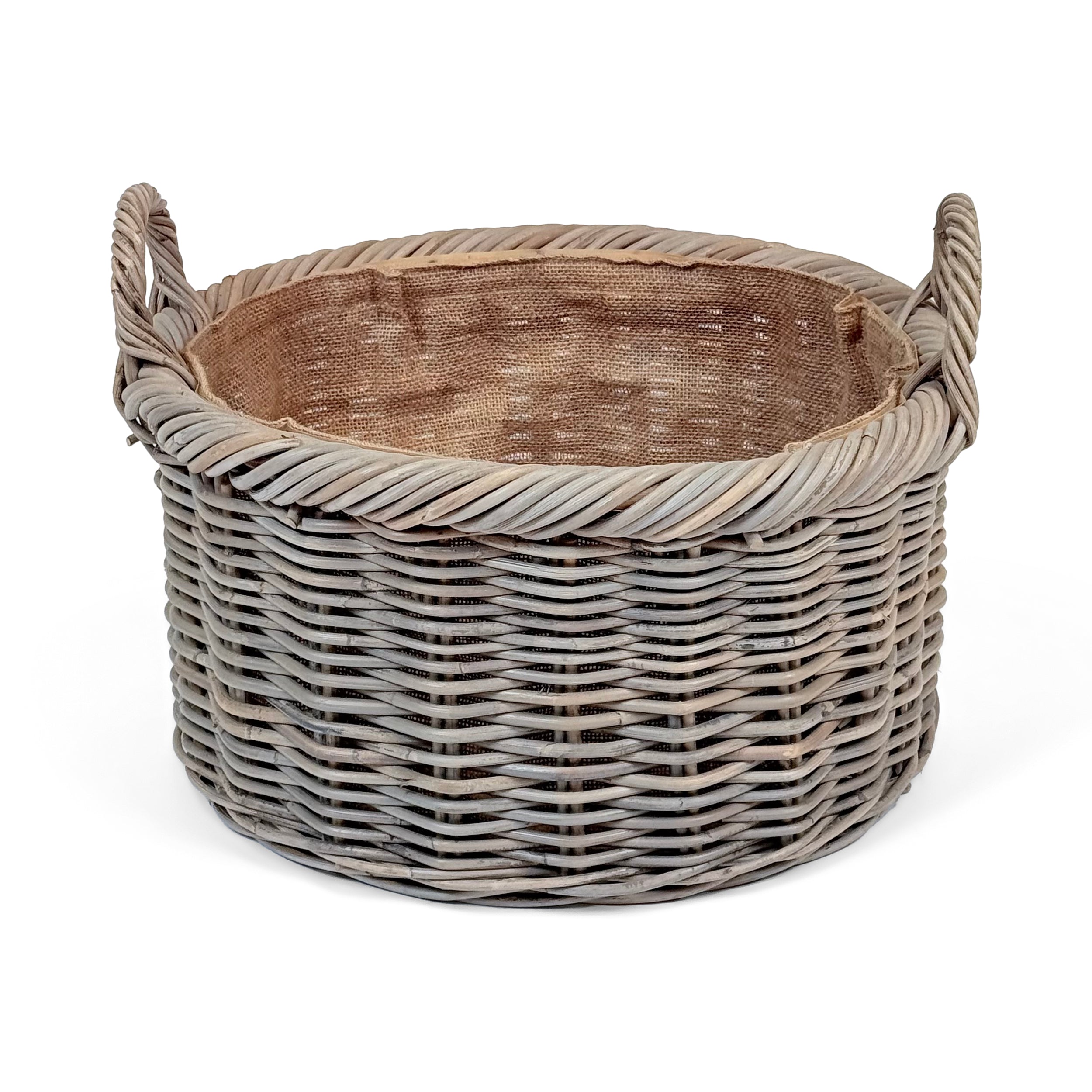 Rattan Oval Wicker Storage Basket Tray | Medium