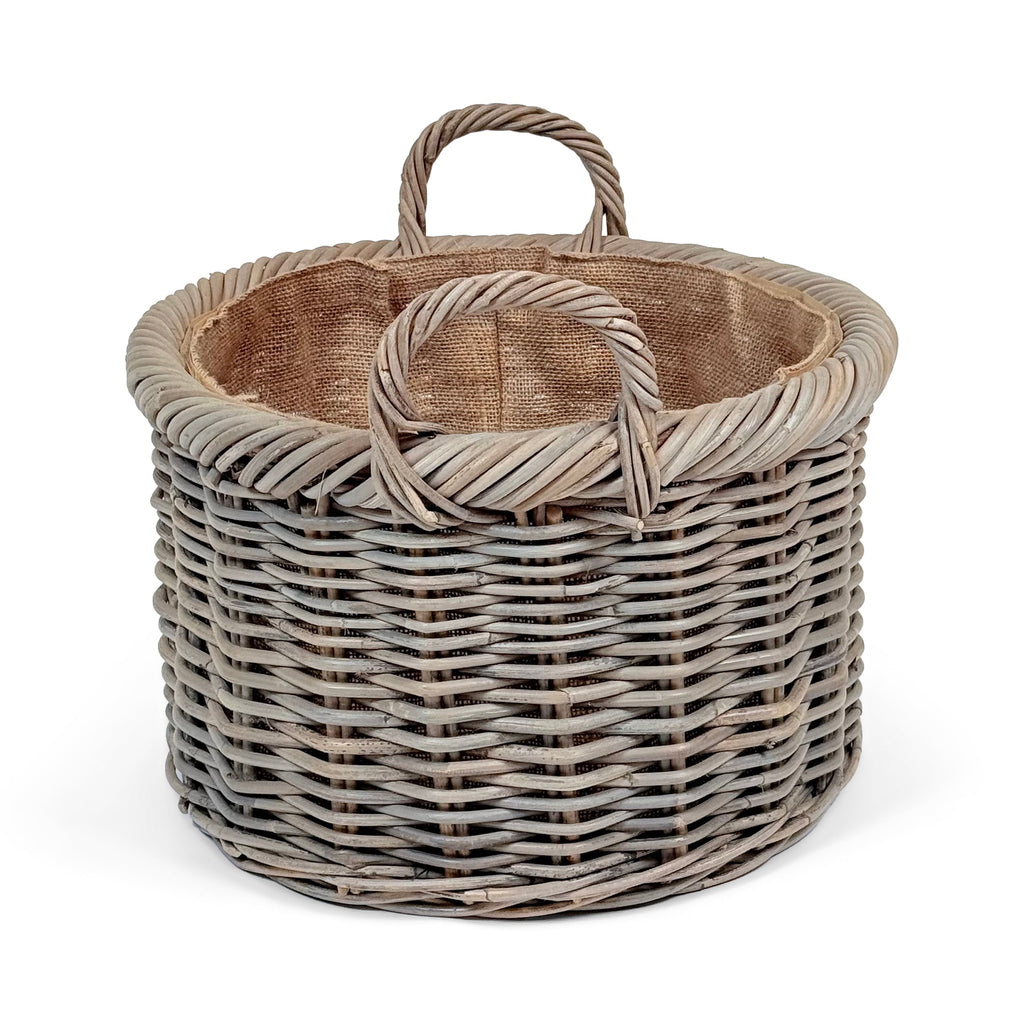 Rattan Oval Wicker Storage Basket Tray | Medium
