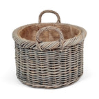 Rattan Oval Wicker Storage Basket Tray | Medium