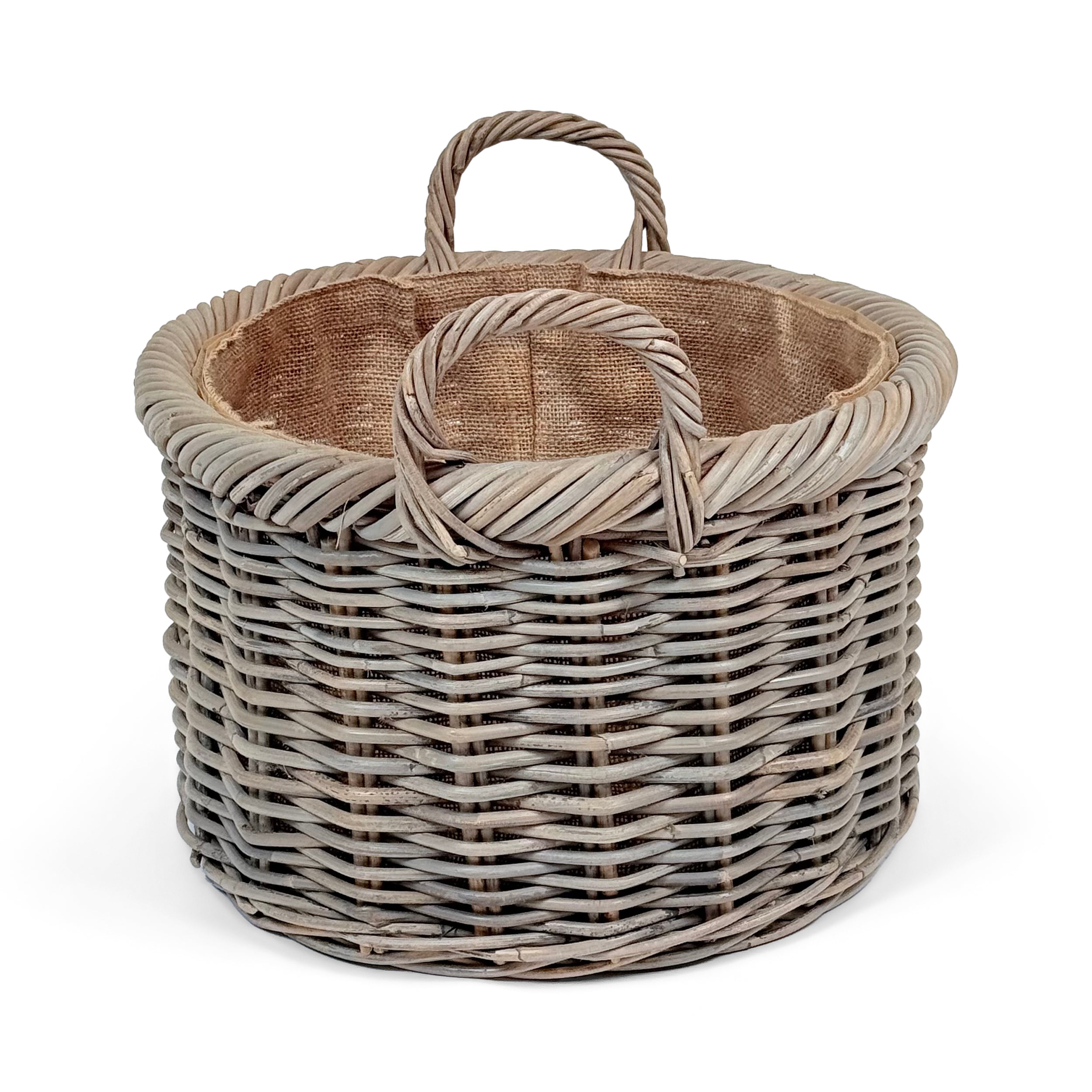 Rattan Oval Wicker Storage Basket Tray | Medium