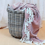 Rattan Round Wicker Log Basket | Medium