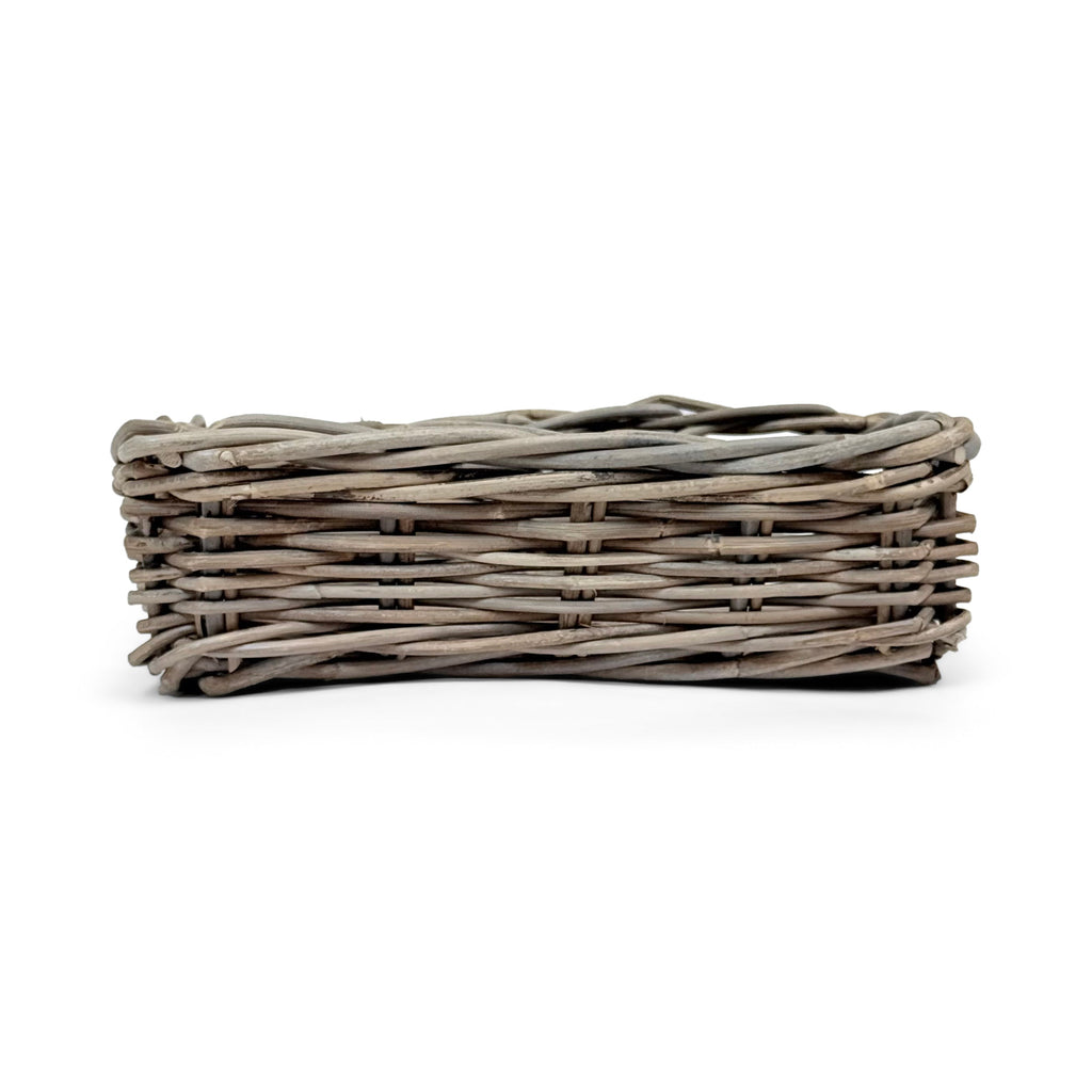 Rectangular Kubu Rattan Wicker Storage Baskets | Extra Small