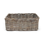 Rectangular Kubu Rattan Wicker Storage Baskets | Large