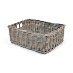 Rectangular Kubu Rattan Wicker Storage Baskets | Medium