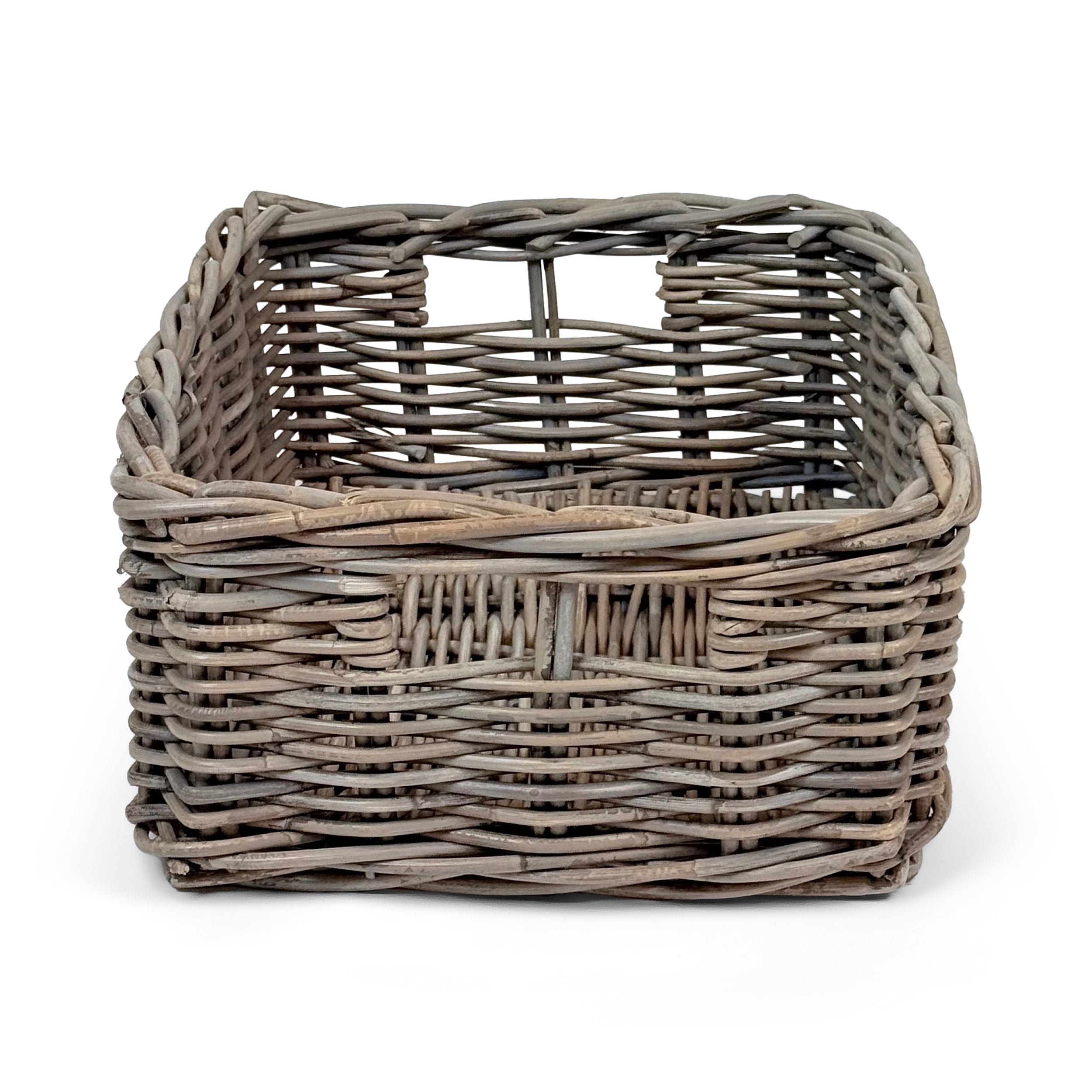 Rectangular Kubu Rattan Wicker Storage Baskets | Small