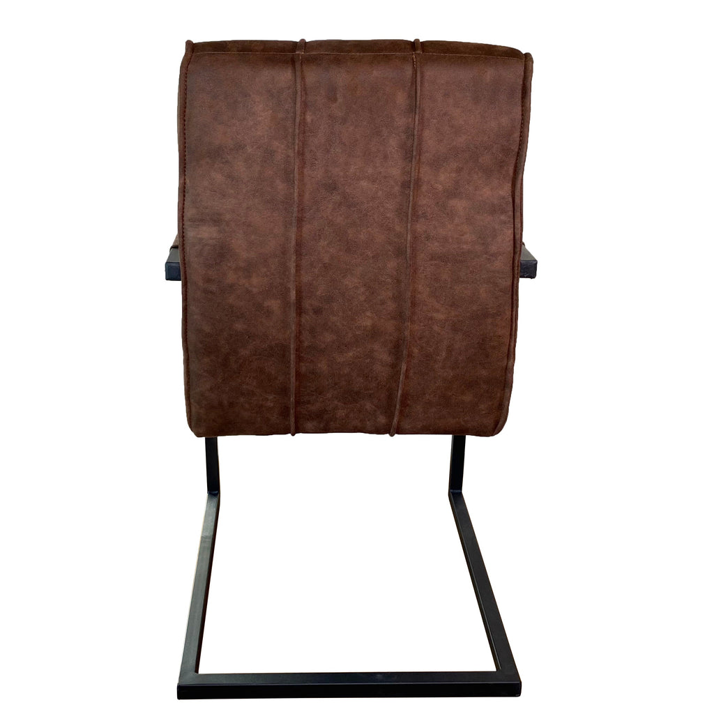 Shoreditch Industrial Dining Chair | Brown