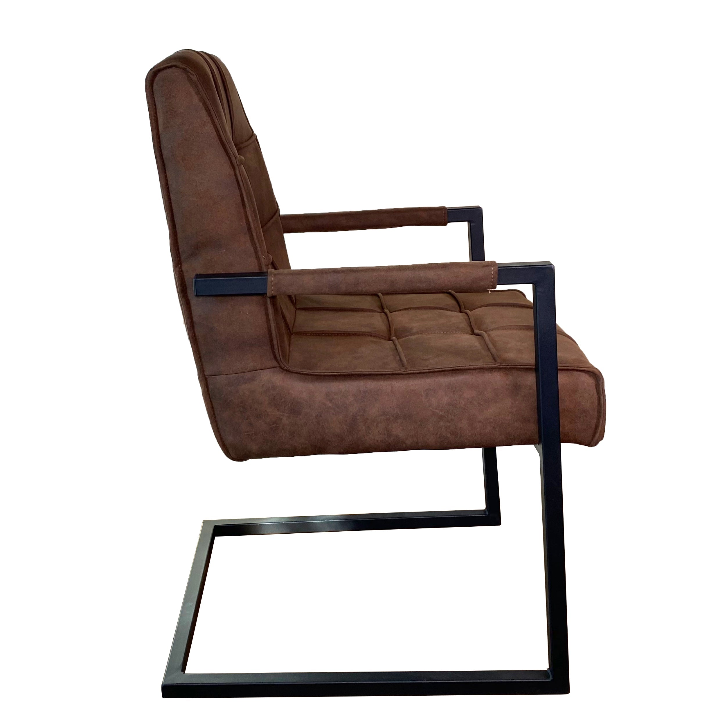 Shoreditch Industrial Dining Chair | Brown