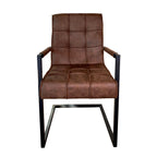 Shoreditch Industrial Dining Chair | Brown